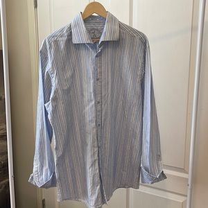 Mens Bugatchi XL Shaped Fit long sleeved shirt. Excellent condition.